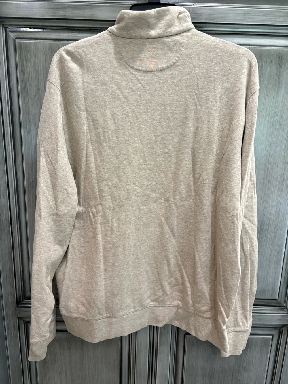 Polo by Ralph Lauren Men’s Beige Quarter-Zip Sweater